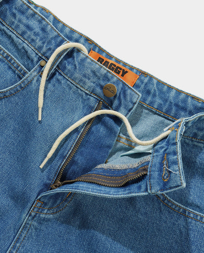 Butter Goods - Weathergear Denim Jeans - Streaky Indigo Pants Butter Goods
