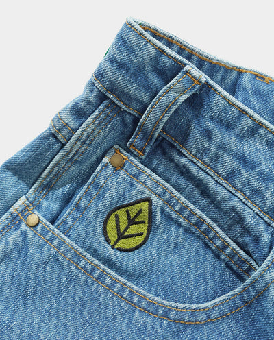 Butter Goods - Weathergear Denim Shorts - Streaky Indigo Shorts Butter Goods