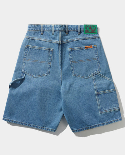 Butter Goods - Weathergear Denim Shorts - Streaky Indigo Shorts Butter Goods