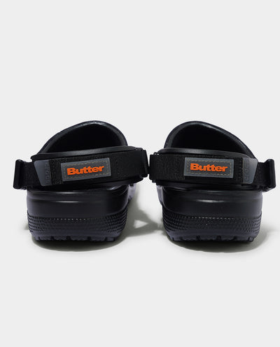 Butter Goods X Crocs - Classic Clog - Black/Navy Shoes Butter Goods