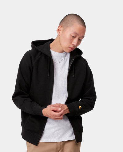Carhart WIP - Hooded Chase Jacket - Black Jackets Carhartt