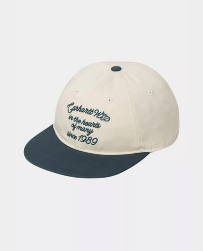 Carhartt WIP - Alston Cap - Natural/Deep Lagoon Hats Carhartt