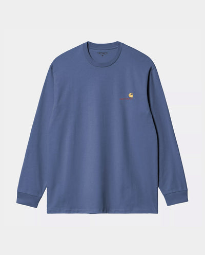 Carhartt WIP - American Script Sweat - Blue Iris Crewneck Carhartt