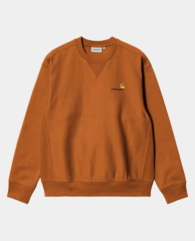 Carhartt WIP - American Script Sweat - Sienna Crewneck Carhartt