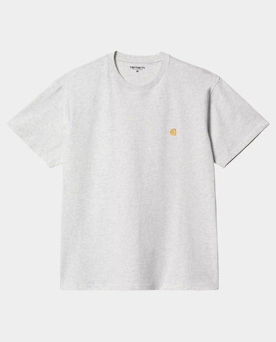 Carhartt WIP - Chase T-Shirt - Ash Heather/Gold Carhartt