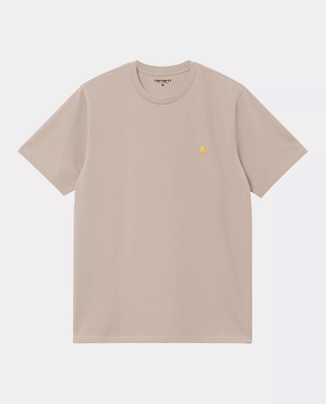 Carhartt WIP - Chase T-Shirt - Fleur De Sel/Gold T-Shirts Carhartt
