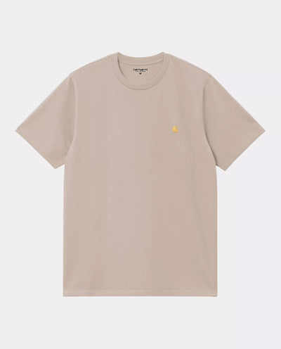 Carhartt WIP - Chase T-Shirt - Fleur De Sel/Gold T-Shirts Carhartt