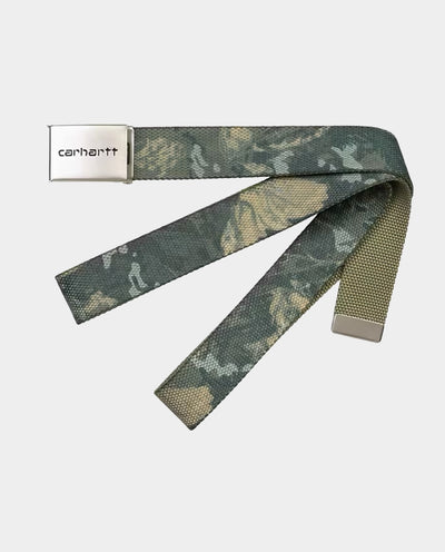 Carhartt WIP - Chrome Clip Belt - Camo Combi Belts Carhartt