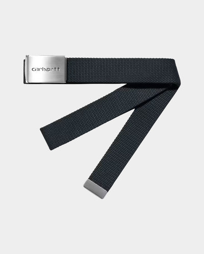 Carhartt WIP - Chrome Clip Belt - Deep Night Belts Carhartt