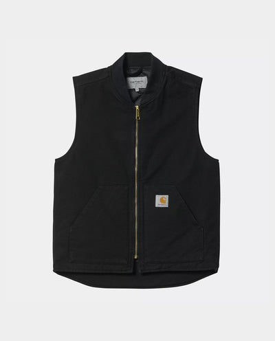 Carhartt WIP - Classic Vest - Black Rinsed Vests Carhartt