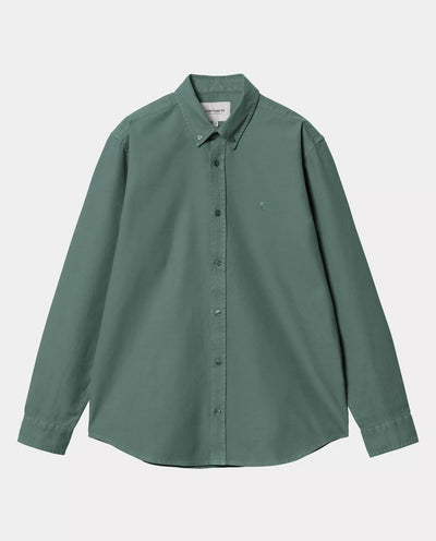 Carhartt WIP - L/S Bolton Shirt - Silver Pine Shirts Carhartt