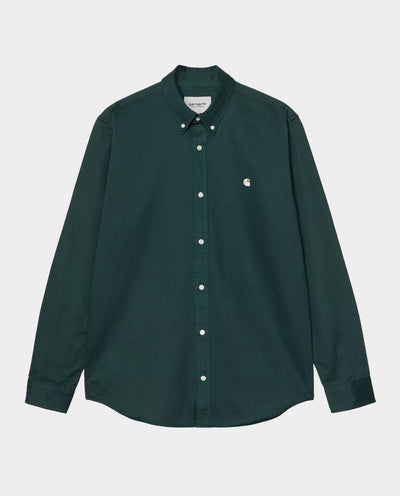 Carhartt WIP - L/S Madison Shirt - Dark Fir/Wax Shirts Carhartt
