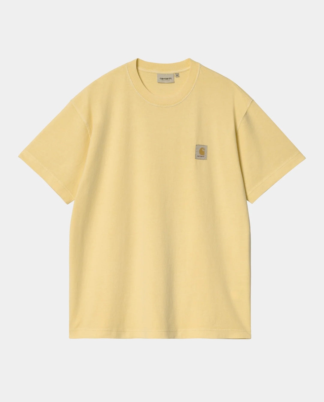 Carhartt WIP - S/S Nelson T-Shirt - Air Yellow Garment Dyed T-Shirts Carhartt