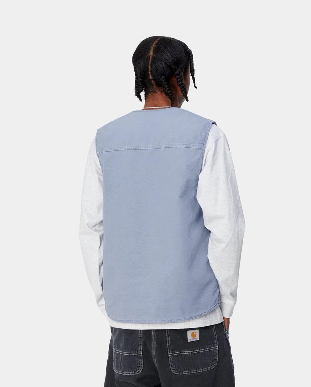 Carhartt WIP Arbor Vest in Blue | FallenFront | Afterpay