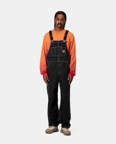 Carhartt WIP - Bib Overall - Black Stone Washed Overalls Carhartt