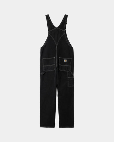 Carhartt WIP - Bib Overall - Black Stone Washed Overalls Carhartt