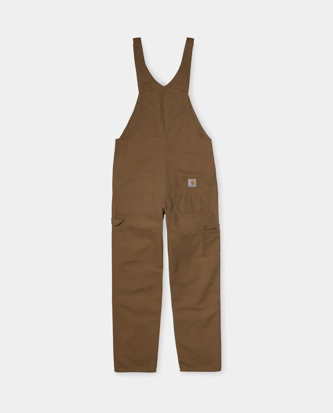 Carhartt WIP - Bib Overall - Hamilton Brown Rinsed Overalls Carhartt