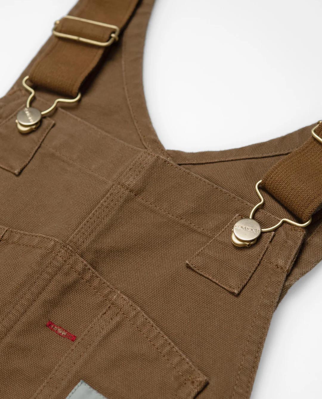 Carhartt WIP - Bib Overall - Hamilton Brown Rinsed Overalls Carhartt
