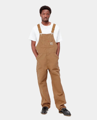 Carhartt WIP - Bib Overall - Hamilton Brown Rinsed Overalls Carhartt
