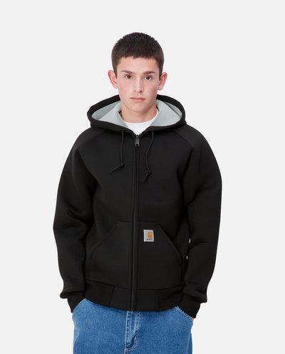 Carhartt WIP - Car-Lux Hooded Jacket - Black/Grey Jackets Carhartt   