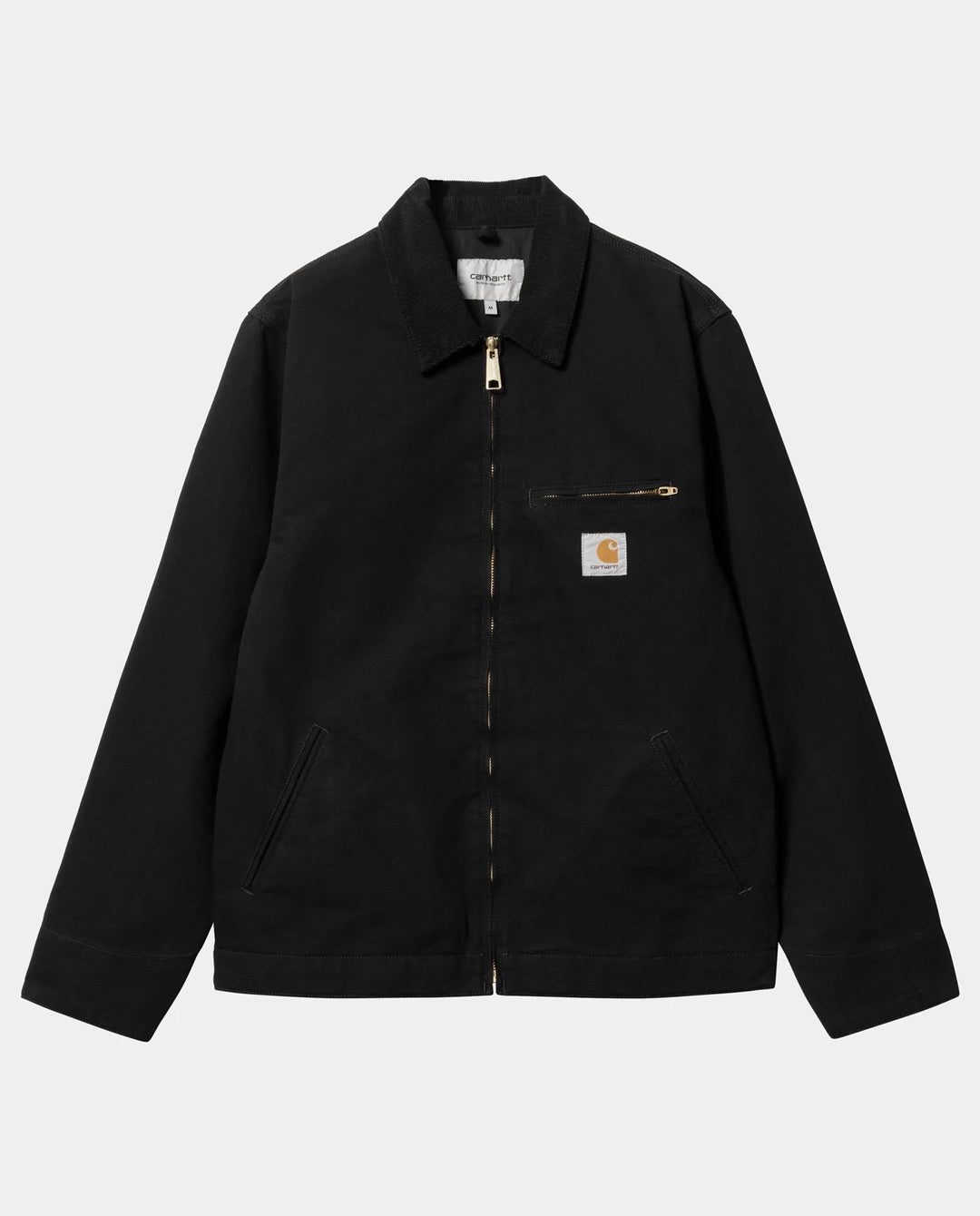 Carhartt WIP - Detroit Jacket - Black Rinsed Jackets Carhartt