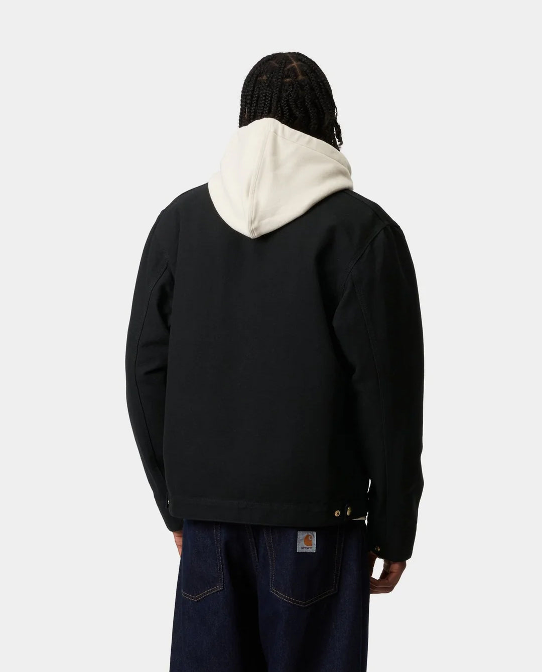 Carhartt WIP - Detroit Jacket - Black Rinsed Jackets Carhartt