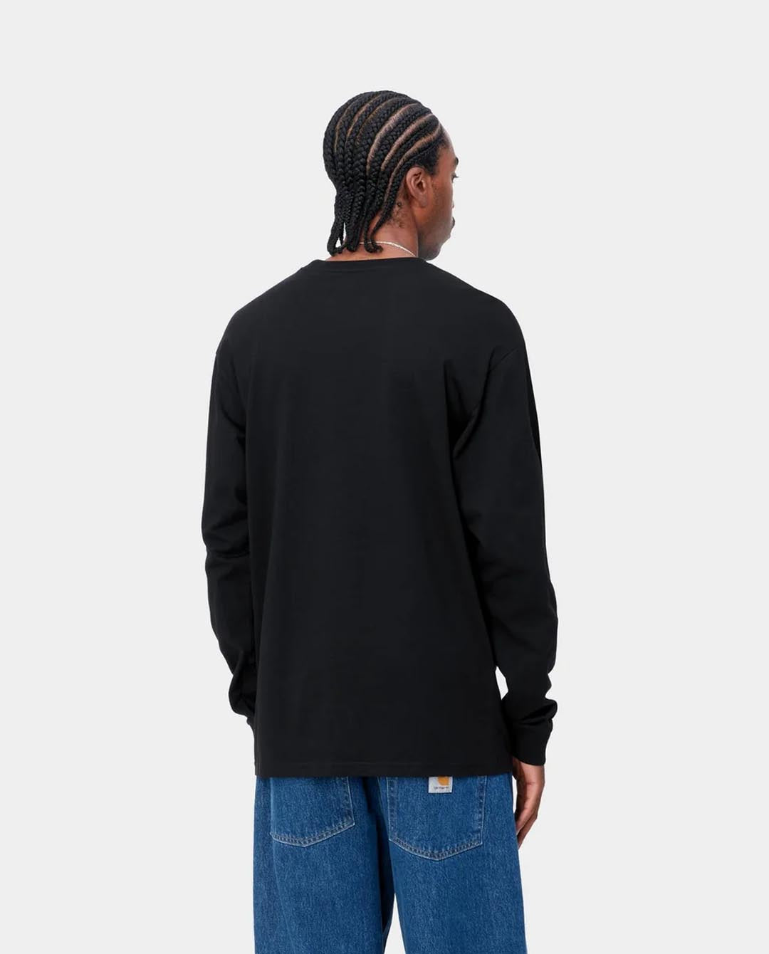 Carhartt WIP - LS Chase T-Shirt - Black/Gold T-Shirts Carhartt   