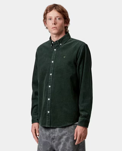 Carhartt WIP - L/S Madison Cord Shirt - Sycamore Tree
