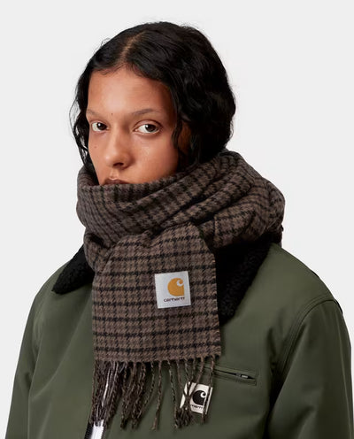 Carhartt WIP - Lowis Scarf - Lowis Houndstooth/Viola Heather Lifestyle Carhartt