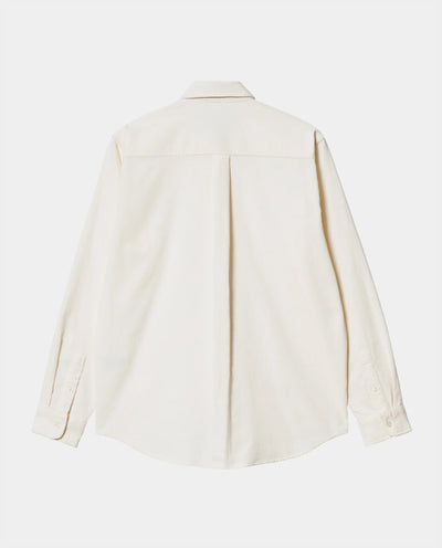 Carhartt WIP - Madison Fine Cord Shirt - Wax/Black Shirts Carhartt