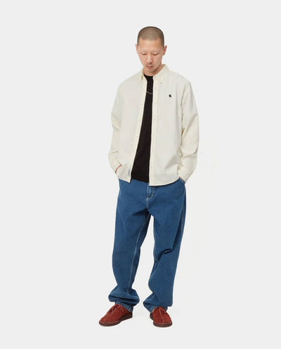 Carhartt WIP - Madison Fine Cord Shirt - Wax/Black Shirts Carhartt