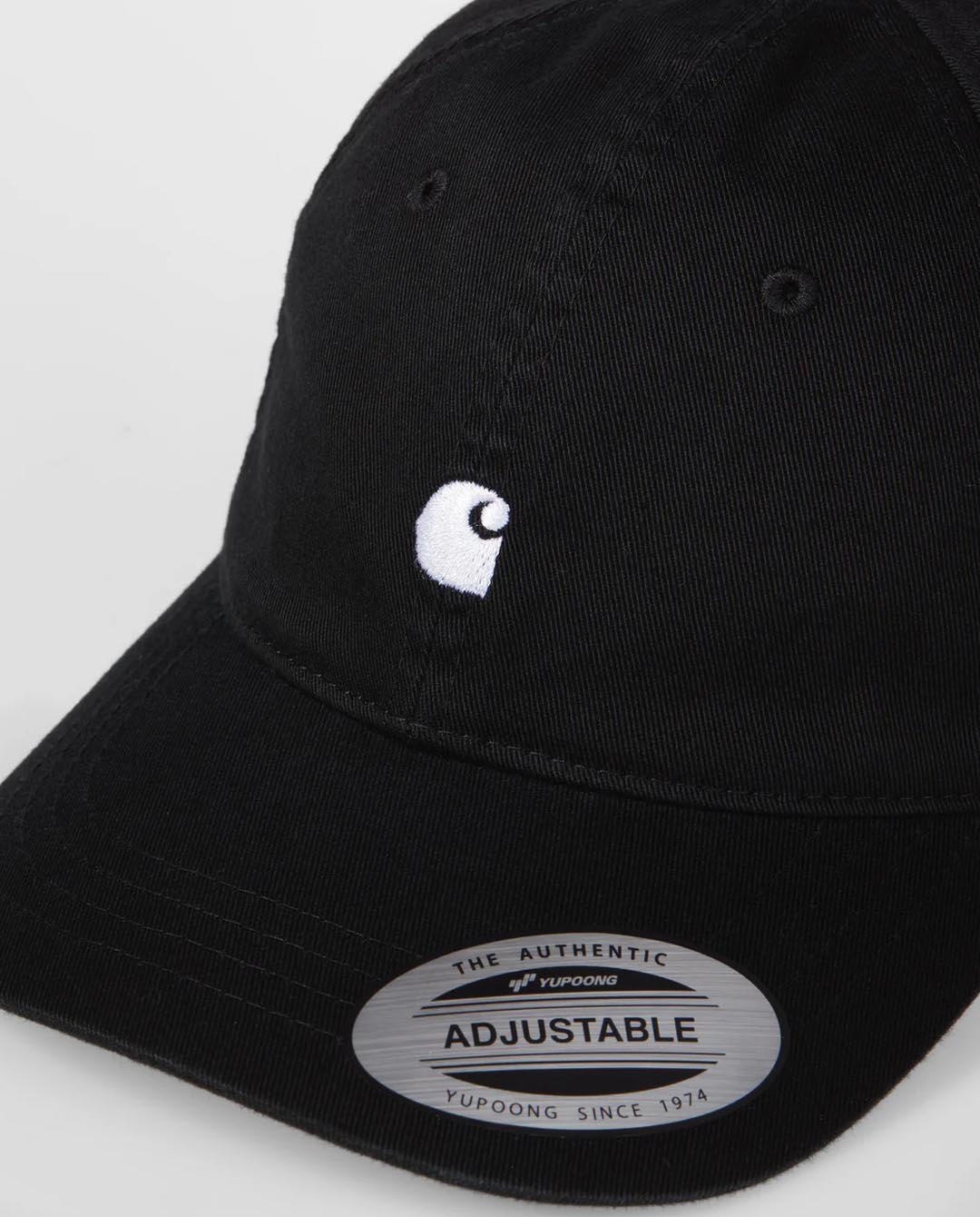 Carhartt WIP - Madison Logo Hat - Black/White Hats Carhartt   