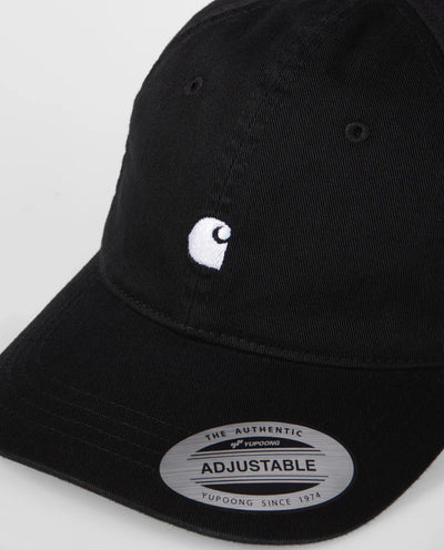 Carhartt WIP - Madison Logo Hat - Black/White Hats Carhartt   