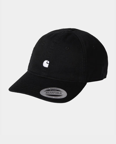 Carhartt WIP - Madison Logo Hat - Black/White Hats Carhartt   