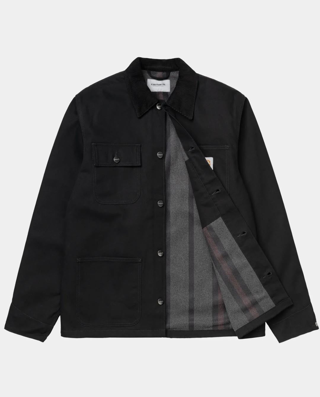 Carhartt WIP Michigan Coat in Black | FallenFront NZ | Afterpay