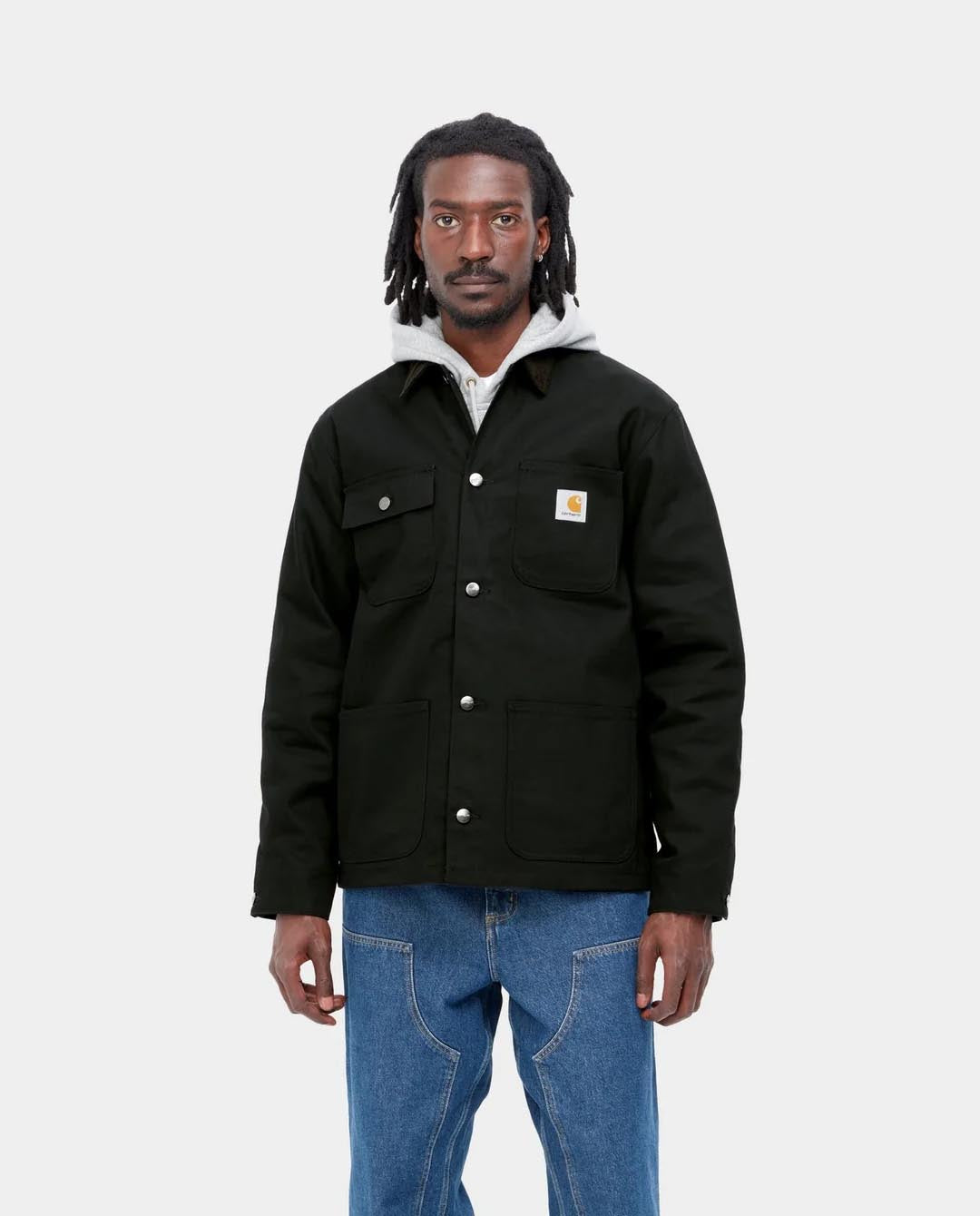 Carhartt WIP Michigan Coat in Black FallenFront NZ Afterpay