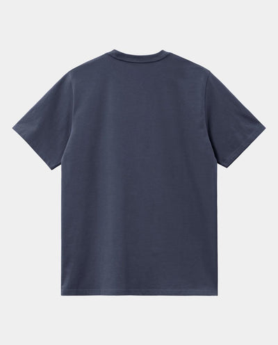 Carhartt WIP - Script Embroidery T-Shirt - Air Force Blue T-Shirts Carhartt   