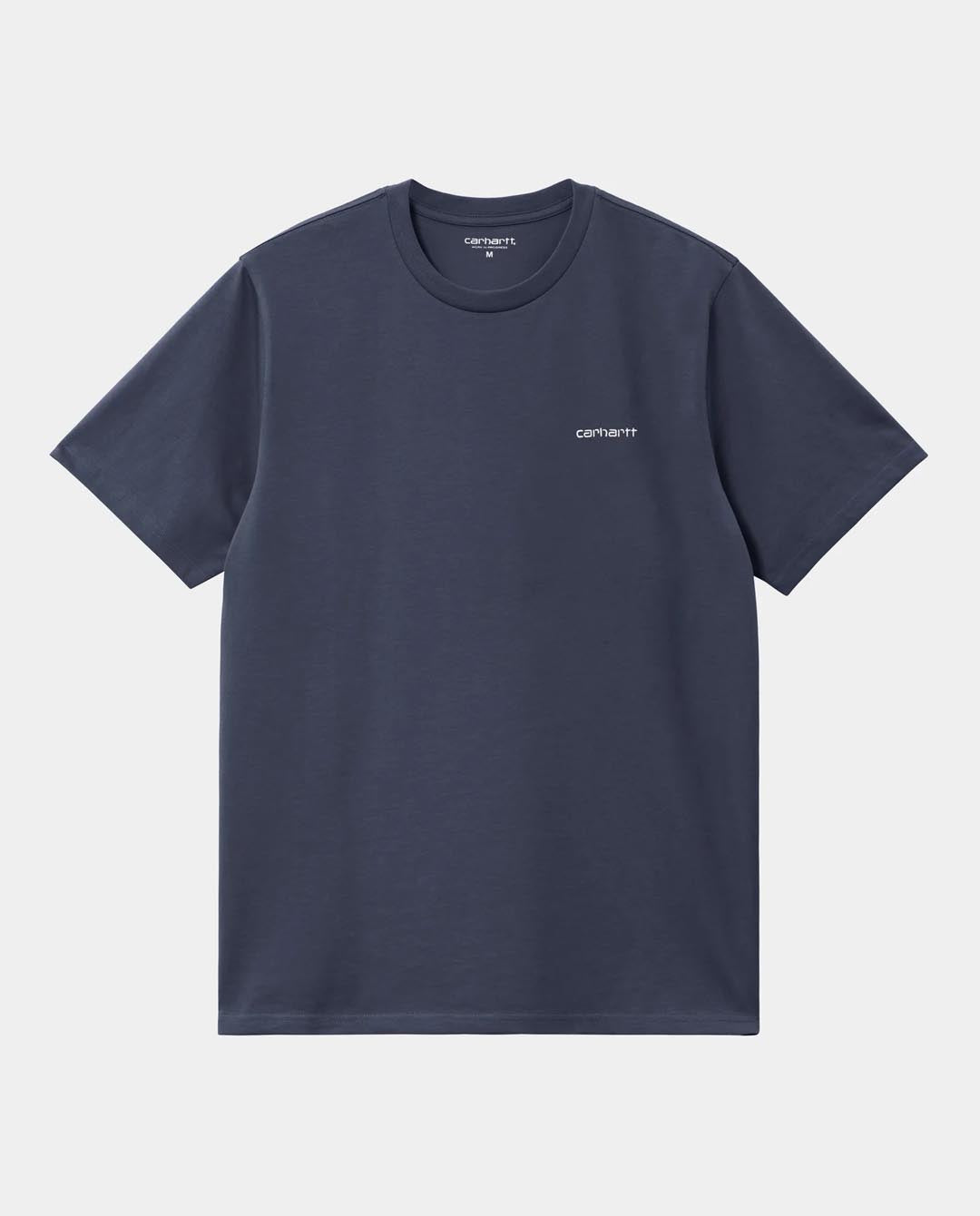 Carhartt WIP - Script Embroidery T-Shirt - Air Force Blue T-Shirts Carhartt   