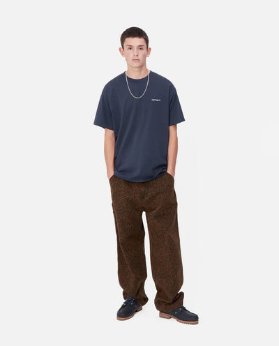 Carhartt WIP - Script Embroidery T-Shirt - Air Force Blue T-Shirts Carhartt   