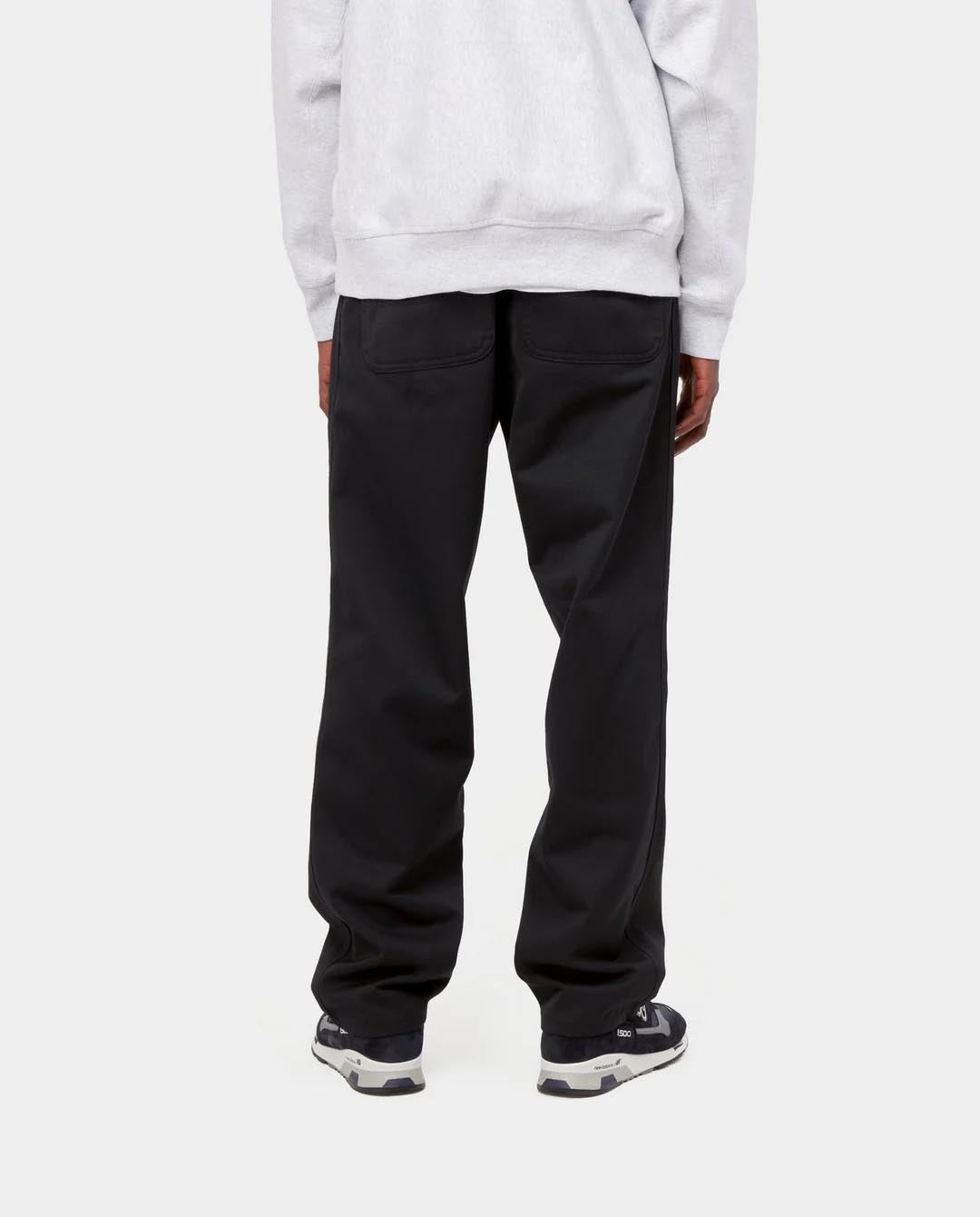 Carhartt WIP Simple Pant in Black FallenFront NZ Afterpay - Main Image