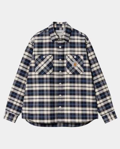 Carhartt WIP - Tarbell Check Shirt - Navy/White Shirts Carhartt