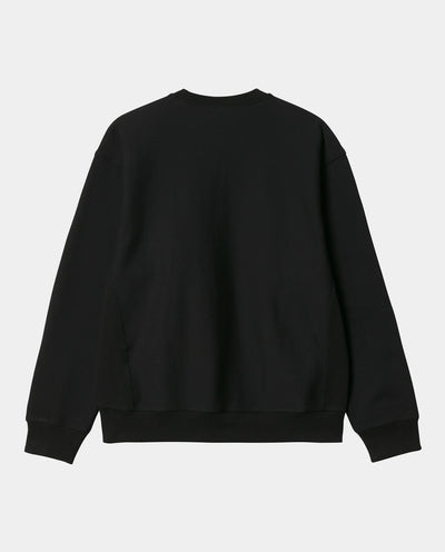 Carhartt WIP - American Script Sweat - Black Crewneck Carhartt