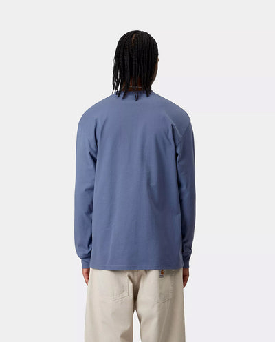 Carhartt WIP - American Script Sweat - Blue Iris Crewneck Carhartt