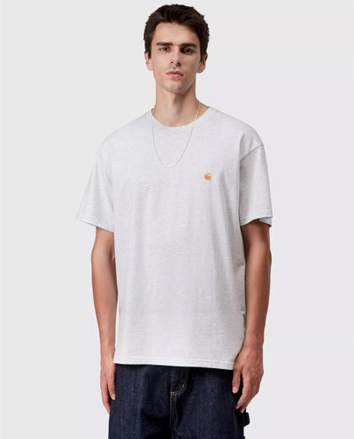 Carhartt WIP - Chase T-Shirt - Ash Heather/Gold Carhartt