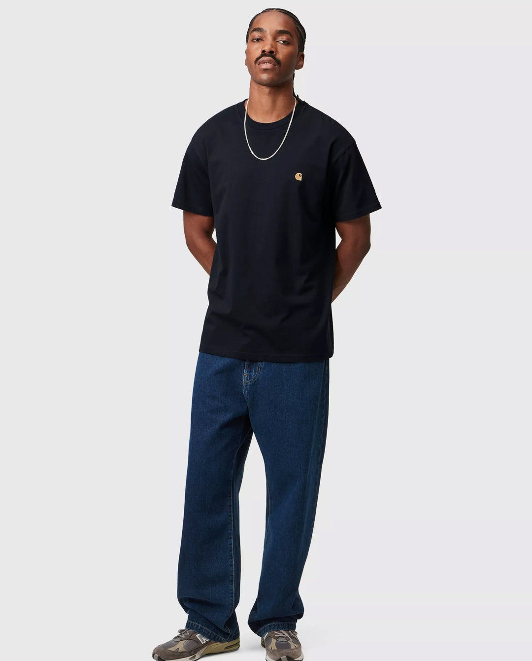 Carhartt WIP - Chase T-Shirt - Dark Navy/Gold T-Shirts Carhartt