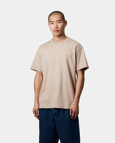 Carhartt WIP - Chase T-Shirt - Dusky Beige T-Shirts Carhartt