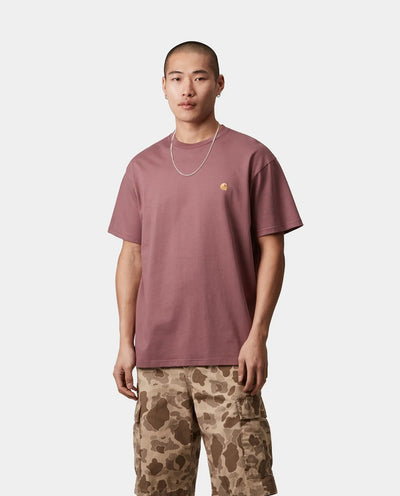 Carhartt WIP - Chase T-Shirt - Dusky Pink T-Shirts Carhartt