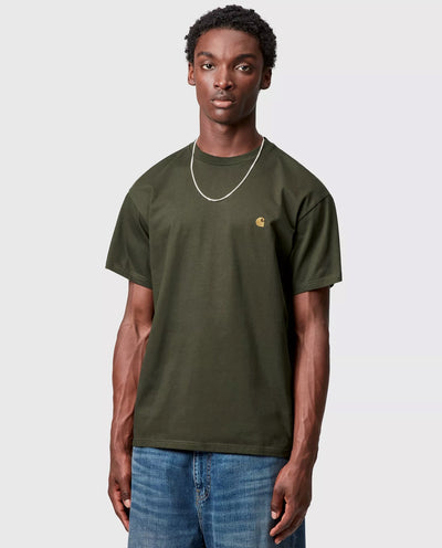 Carhartt WIP - Chase T-Shirt - Olive/Gold T-Shirts Carhartt