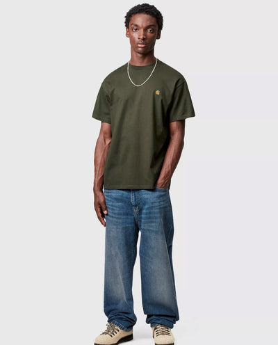 Carhartt WIP - Chase T-Shirt - Olive/Gold T-Shirts Carhartt