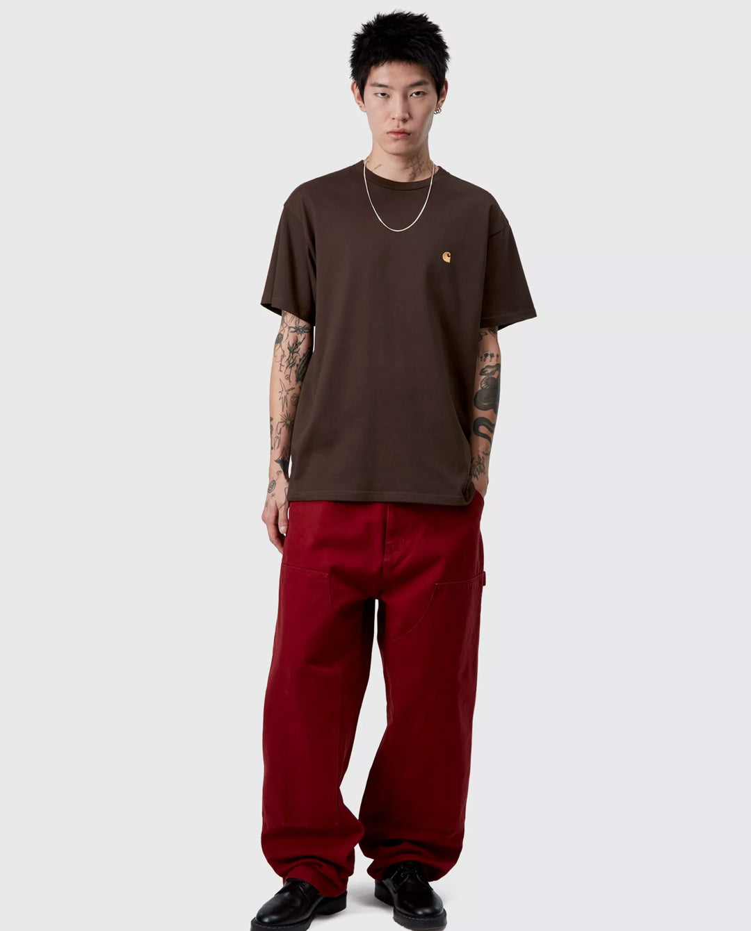 Carhartt WIP - Chase T-Shirt - Tobacco/Gold T-Shirts Carhartt